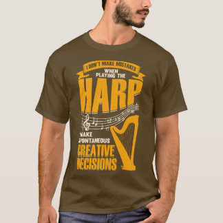 Funny Harp Player Music Musician Harpist Gift T-Shirt