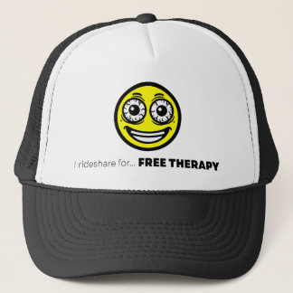 Funny Hat | Crazy Yellow Emoji | Rideshare Humour