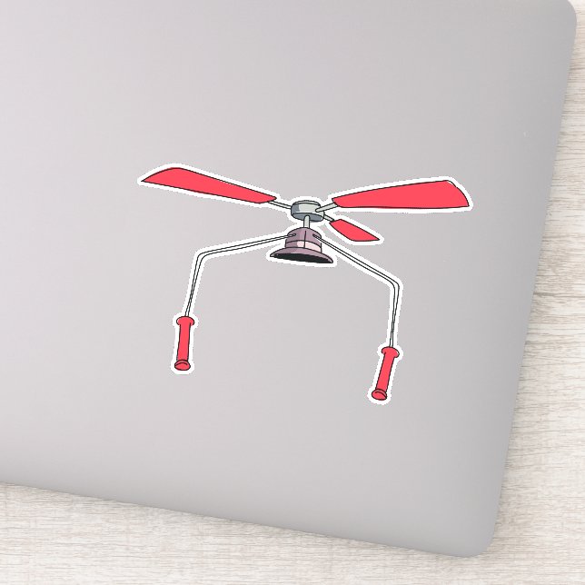 Funny Hat Gadget Helicopter. (Detail)