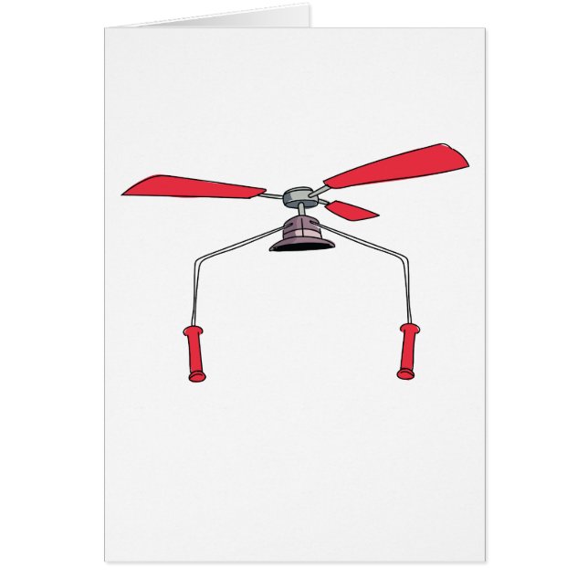 Funny Hat Gadget Helicopter. (Front)