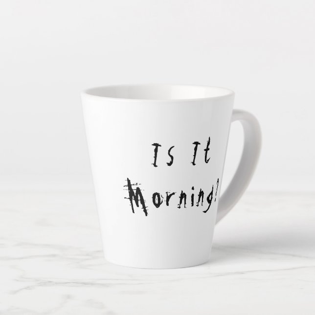 Funny Hate Morning Mug (Right Angle)