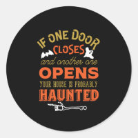 Funny Haunted House Inspirational Quote Halloween