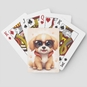 Funny Havanese Kawaii Dog Playing Cards