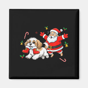 Funny Havanese Santa Claus Boots Christmas Womens Magnet