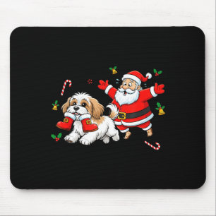 Funny Havanese Santa Claus Boots Christmas Womens Mouse Mat
