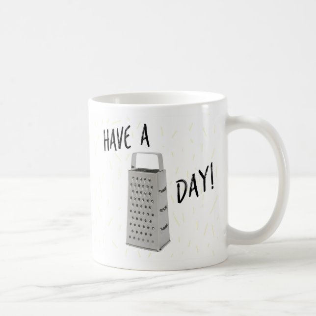 funny "Have a Grate Day!" mug pun print || NPI (Right)