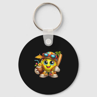 Funny Hawaii Softll Ll Hawaiian Tropical Summer Va Key Ring