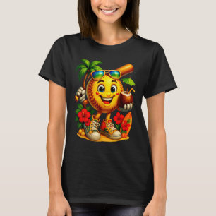 Funny Hawaii Softll Ll Hawaiian Tropical Summer Va T-Shirt