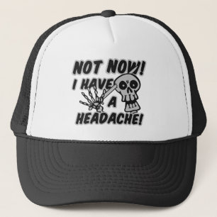 Funny Headache Skull hats