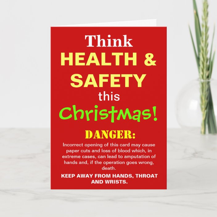 Funny health and safety gifts