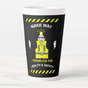 Funny Health And Safety   NEBOSH   Officer   Latte Mug