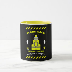 Funny Health And Safety NEBOSH Safety CSCS M Mug