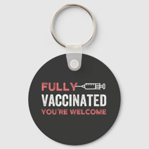 funny, health, pandemic, pro vaccine, science, qua key ring