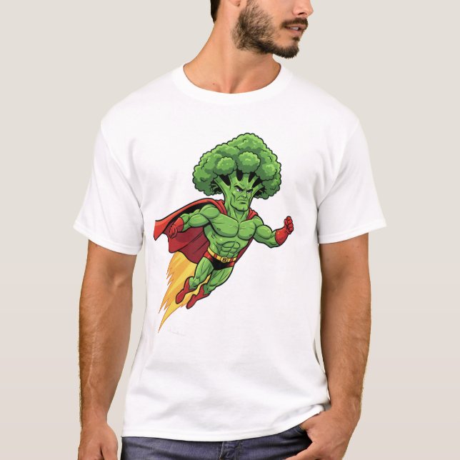 Funny Healthy Food Tee for Kids & Adults (Front)