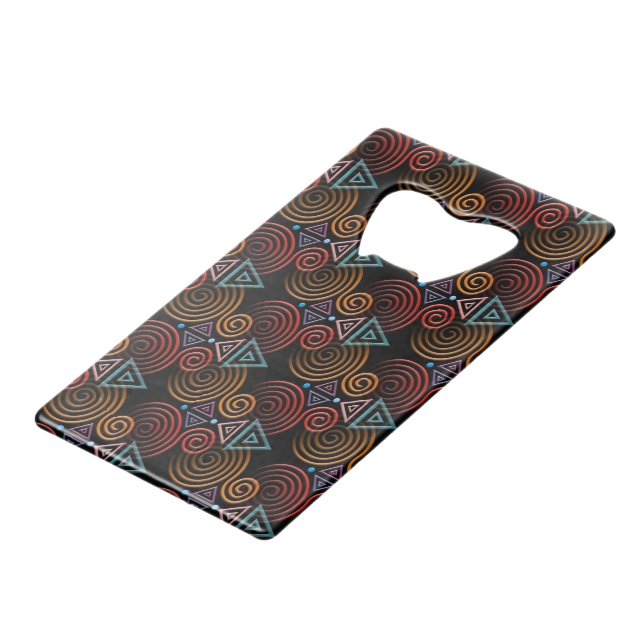 Funny Heart Pattern III - Spirals & Triangles (Front Angled)