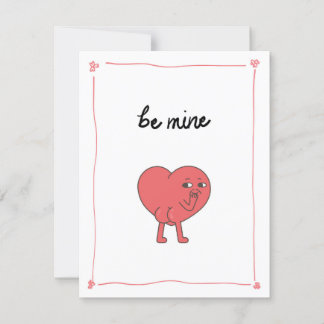 Funny Heart Valentine's Day card