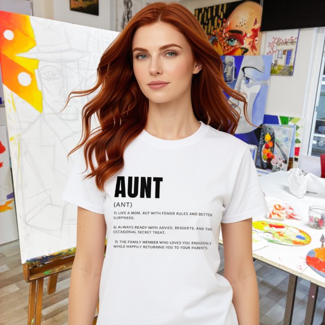 Funny Heartfelt Aunt Definition T-Shirt (Creator Uploaded)