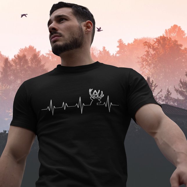 Funny Heatbeat Deer Hunter T-Shirt (Creator Uploaded)