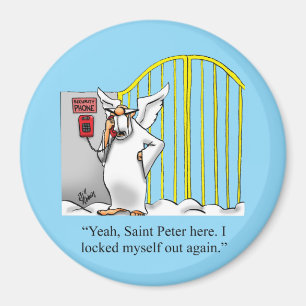 Funny Heavenly Humor Magnet