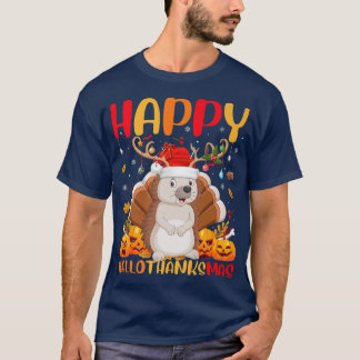 Funny Hedgehog Animal Lover Happy Hedgehog HelloTh T-Shirt