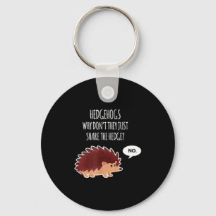 Funny Hedgehogs Why Don't They Just Share The Hedg Key Ring