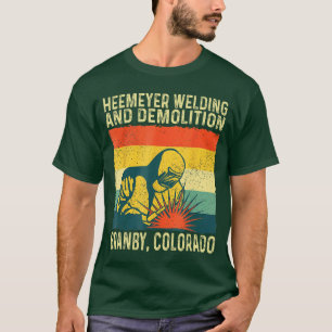 Funny Heemeyer Welding and Demolition Granby Vinta T-Shirt