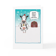 Funny Heifer Self Cow Christmas