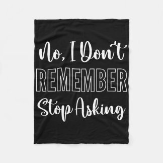 Funny Heimerheimer Dementia  Fleece Blanket