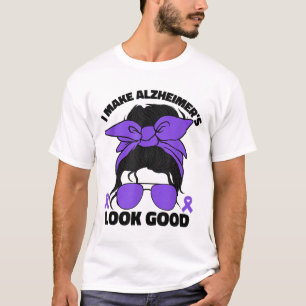 Funny Heimers Awareness Month Women Purple Heimer T-Shirt