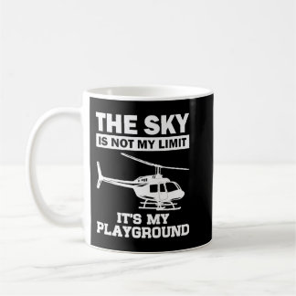 Funny Helicopter Pilot Gift For Men Women Chopper Coffee Mug