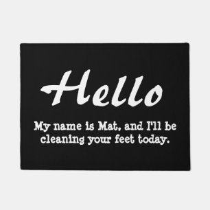 Funny Hello Doormat