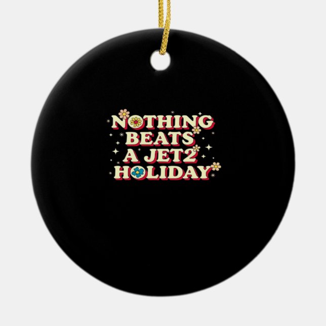 Funny Help  Ceramic Tree Decoration (Front)