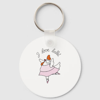 funny hen key ring