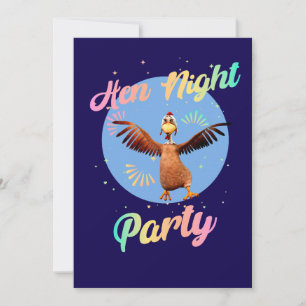 Funny Hens Night Chicken Party Humour Invitation