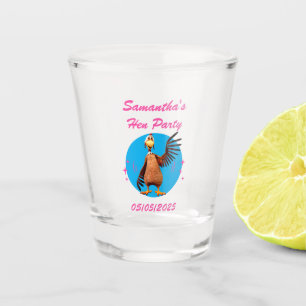 Funny Hens Night Chicken Party Humour Shot Glass