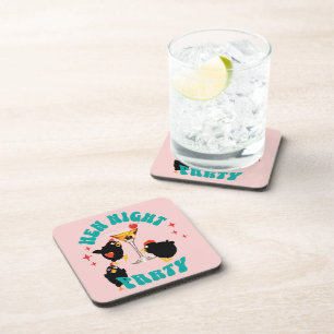 Funny Hens Night Party Funny Chicken Coaster