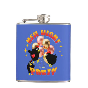 Funny Hens Night Party Funny Chicken Hip Flask