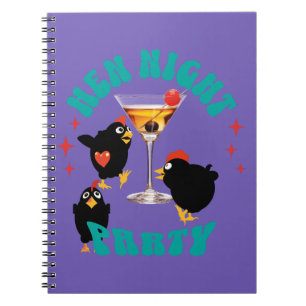 Funny Hens Night Party Funny Chicken Notebook