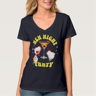 Funny Hens Night Party Funny Chicken  T-Shirt