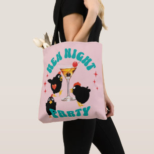 Funny Hens Night Party Funny Chicken Tote Bag