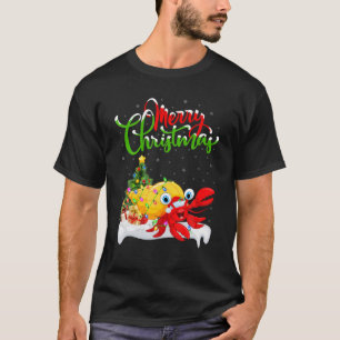 Funny Hermit Crab Lover Xmas Lighting Hermit Crab T-Shirt