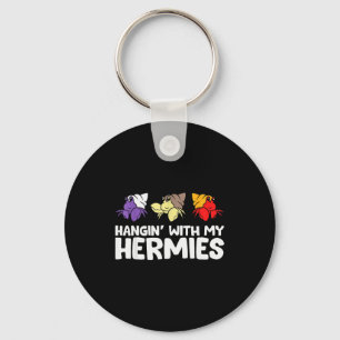 Funny Hermit Crabs Lover Hermit Crab Owner - Black Key Ring