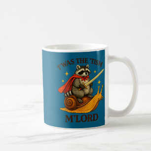 Funny hero vintage racoon twas the tism m lord coffee mug