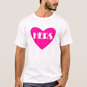 Funny Hers title marriage shirt