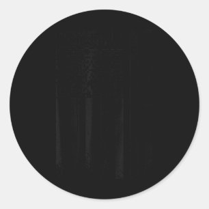 Funny Hes Back Trump Scan Code Qr, Distressed Amer Classic Round Sticker