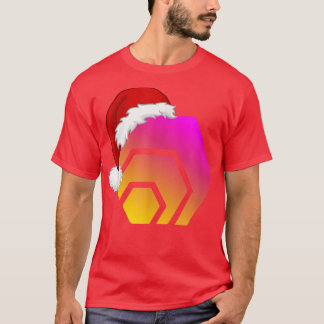 Funny HEX Crypto & Christmas Hat, Funny HEX with S T-Shirt