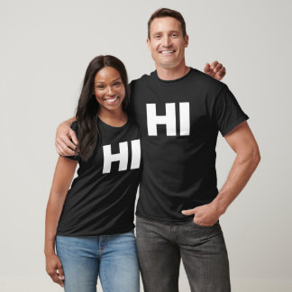 Funny Hi and Bye Graphic T-Shirt