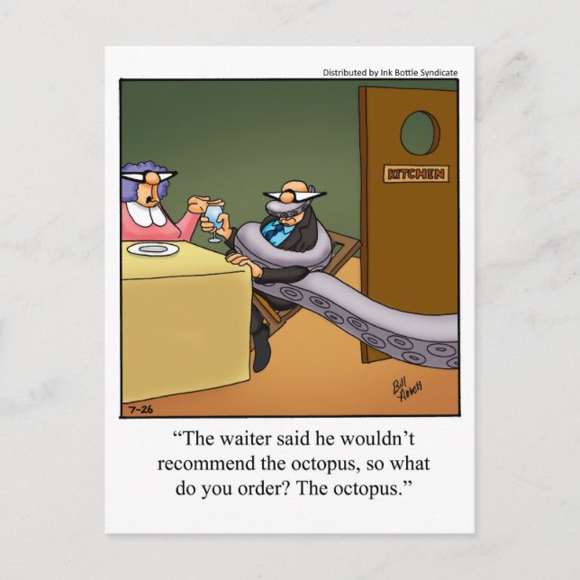 Funny Hi & Hello Humour Postcard (Front)