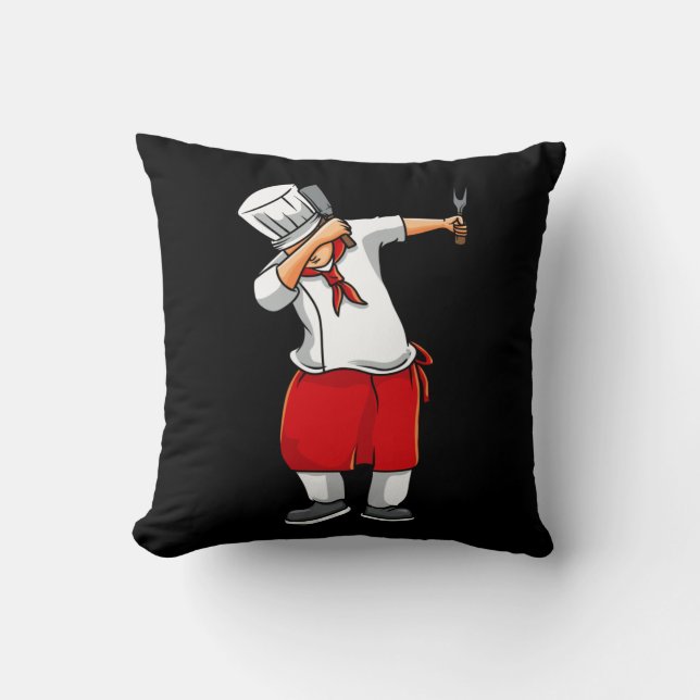 Funny Hibachi Chef Japanese Cook Food Lover Cushion (Front)