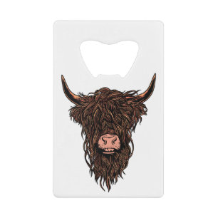 Funny Highland Cow Head